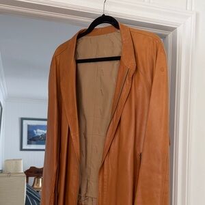 Men's Tan Leather Jacket
